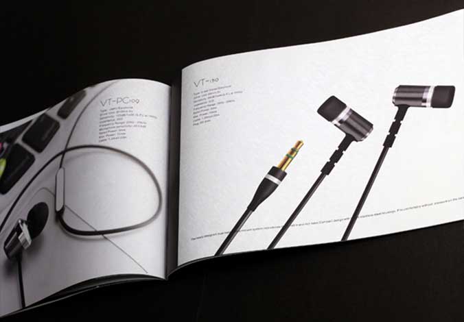 Vtsonic耳機畫冊設(shè)計，宣傳冊設(shè)計