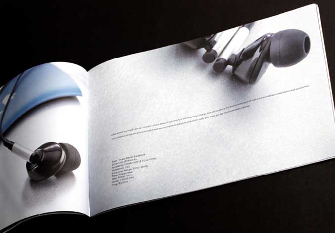 Vtsonic耳機畫冊設(shè)計，宣傳冊設(shè)計