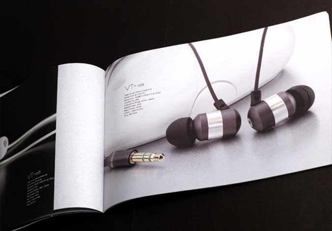 Vtsonic耳機畫冊設(shè)計，宣傳冊設(shè)計