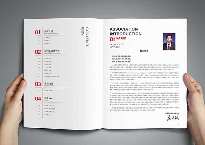 中國專利保護協(xié)會  宣傳冊設計,產(chǎn)品畫冊設計,畫冊設計